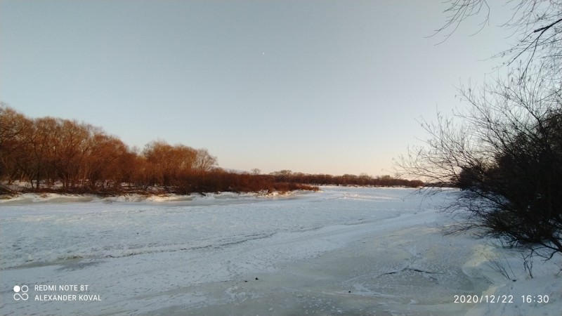 Река Уссури - Пляж, пгт.Кировский