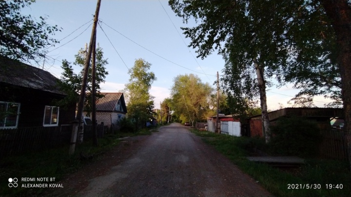 Полевая улица в посёлке Кировский