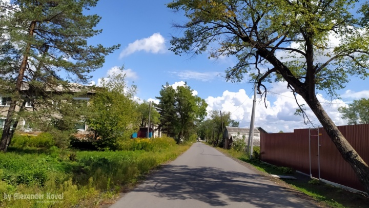 Строительная улица в посёлке Кировский