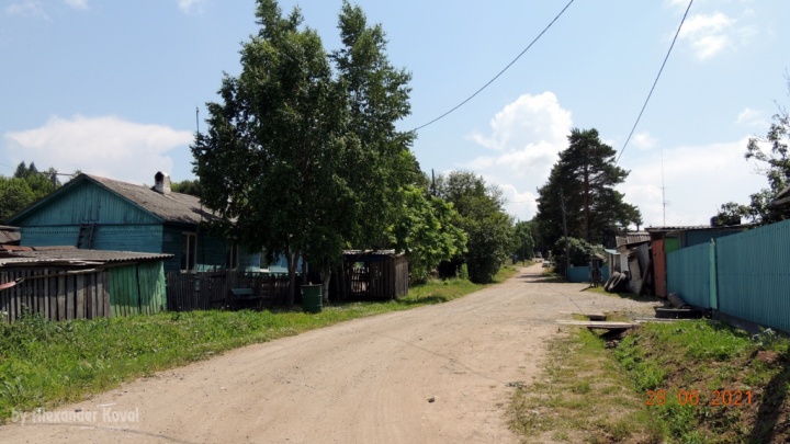 Сплавной переулок в посёлке Кировский