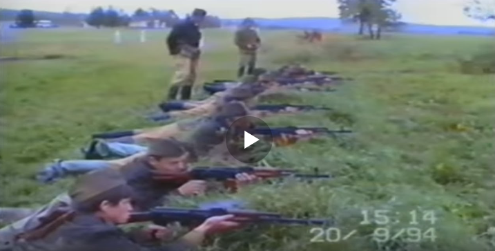 Военно-полевые сборы учеников школ 1994г
