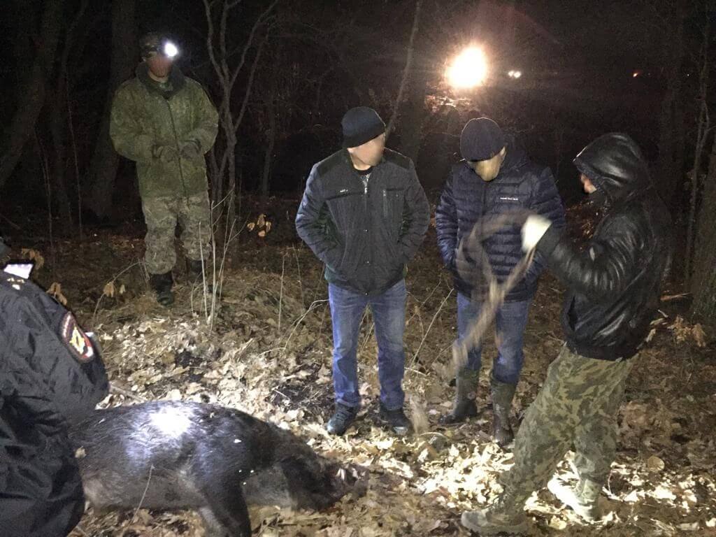 Группу браконьеров с поличным задержали в Кировском районе