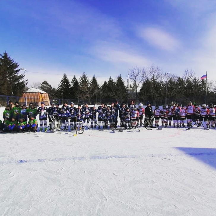 Первый открытый фестиваль по хоккею с шайбой среди детей
