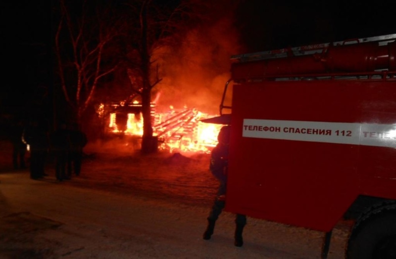 Пожарные потушили возгорание в частном доме в селе Преображенка