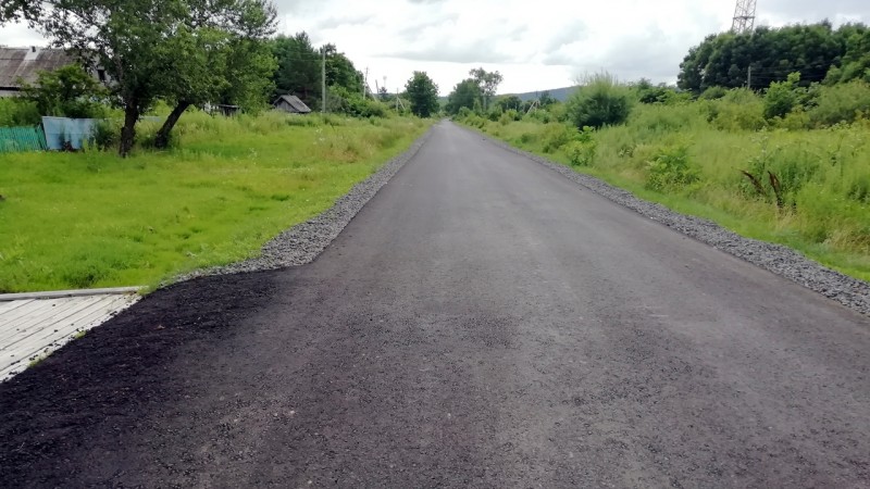 В селе Крыловка завершены работы по ремонту дорог
