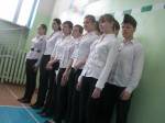 18 февраля смотры строя и песни прошли в школах Кировского района.
