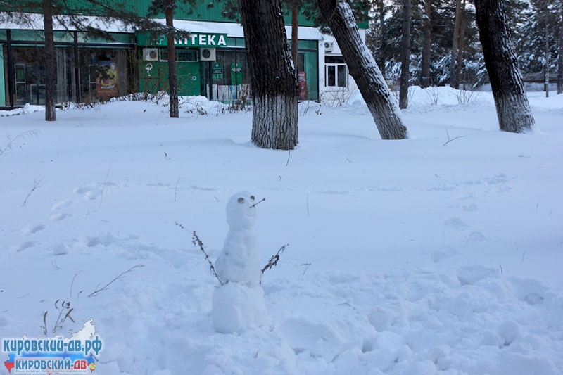 Снеговик, пгт.Кировский